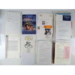 A large quantity of memorabilia and paperwork related to both made and unmade films including: