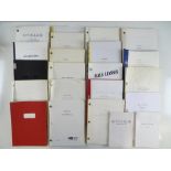 A quantity of mostly unmade film scripts by various writers including RAZORBACK by TOM MCGUANE and
