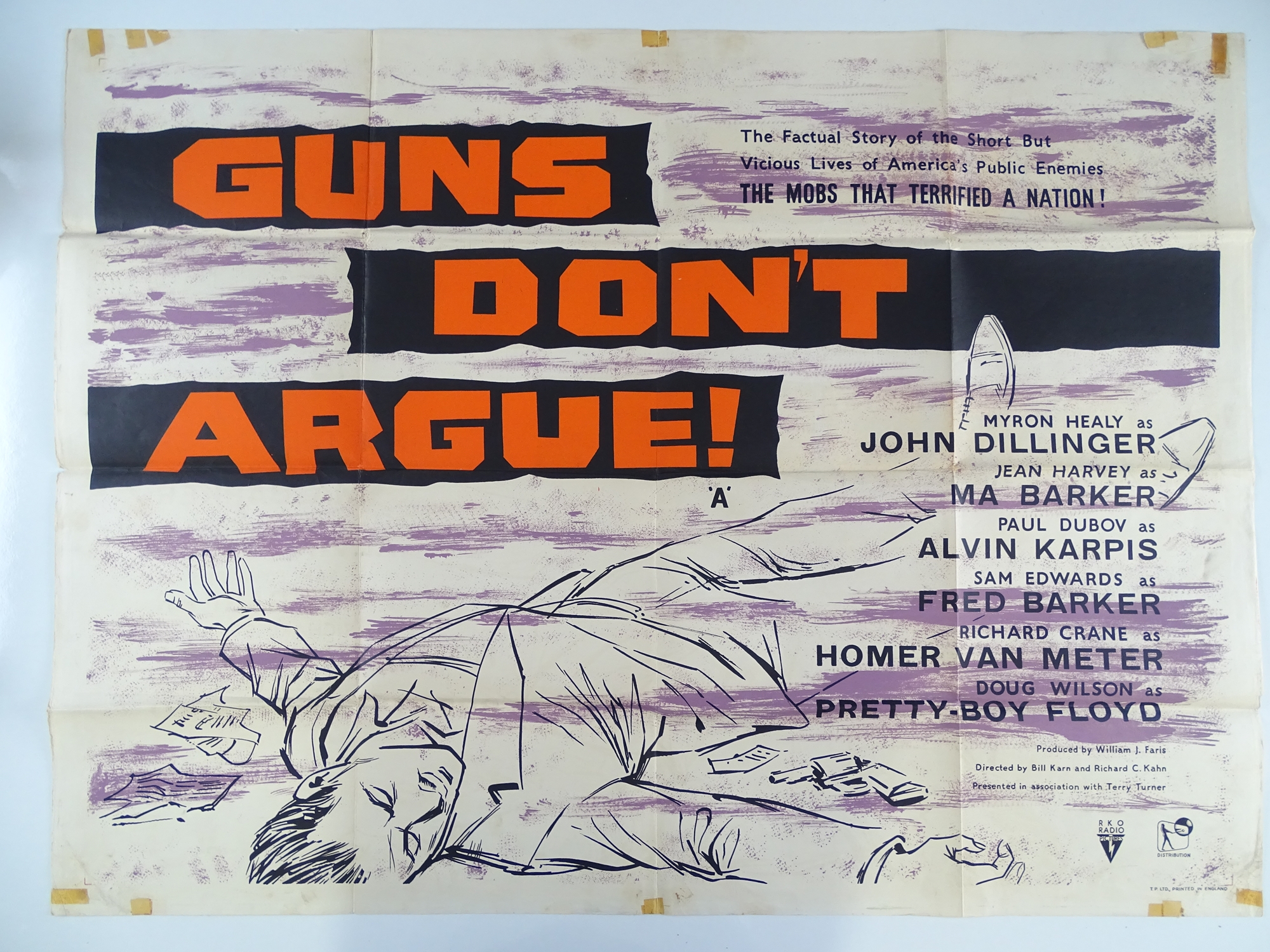 A group of Western Film UK Quad film posters comprising: RIDER ON A DEAD HORSE, GUNS DON'T ARGUE, - Image 4 of 9