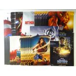 SUPERHERO: A large quantity of promotional posters for: WONDER WOMAN, AVENGERS: END GAME,