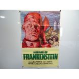 A pair of UK film memorabilia items to include: HORROR OF FRANKENSTEIN (1970) - British One Sheet