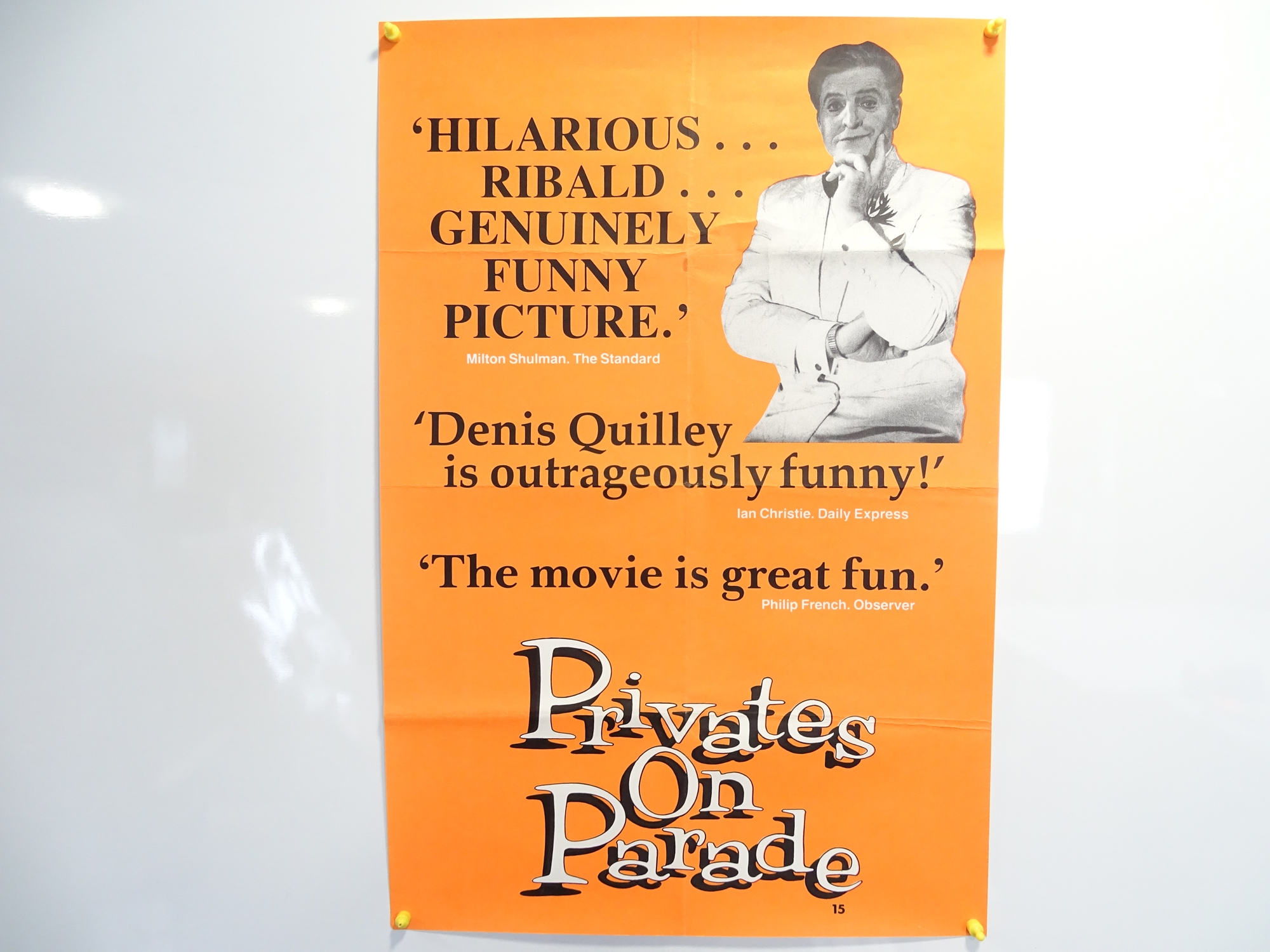 A group of 10 UK Double Crown film posters to include: WILD GEESE, PRVATES ON PARADE and FAMILY PLOT - Image 7 of 10