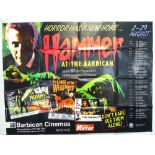 HAMMER AT THE BARBICAN (1996) - British UK Quad film poster - From the Hammer film festival held