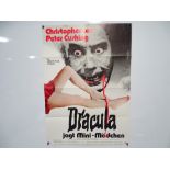 DRACULA AD 1972 (1972) - German A1 poster - HAMMER - Christopher Lee & Peter Cushing - 23" x 33" (58