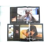 JAMES BOND: QUANTUM OF SOLACE (2008) - Complete Set of Six (6) Italian Photobusta lobby cards -