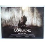 HORROR POSTER LOT (9 in Lot) - UK Quads - ALL ROLLED - Modern HORROR titles to include CONJURING (
