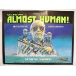 ALMOST HUMAN (1977) AKA Shock Waves - British UK Quad - Peter Cushing zombie horror - 30" x 40" (