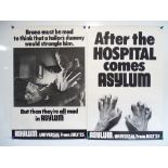 ASYLUM (1972) - (2 in Lot) - A pair of British double crowns - 30" x 20" (76 x 56 cm) - Rolled (as