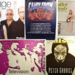 A group of music promotional and commercial posters comprising: GARBAGE (x2), PETER GABRIEL (x2),