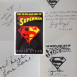 SUPERMAN: 'THE DEATH AND LIFE OF SUPERMAN' A hardback copy of Roger Stern's novel book: published