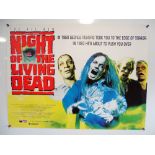 NIGHT OF THE LIVING DEAD (1990) - British UK Quad - Zombie artwork - 30" x 40" (76 x 102 cm) -