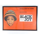 BLACK JOY (1977)- two framed and glazed posters - 1 x UK Quad Film poster and 1x commercial (2)