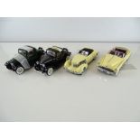 A group of diecast cars in 1:24 Scale by FRANKLIN MINT: comprising 2 x 1932 Ford V8 Deuce Coupé in