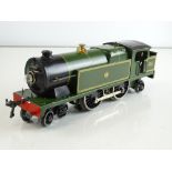 A HORNBY SERIES O gauge 20V electric No.2 Special 4-4-2 tank locomotive in GWR green numbered 2221 -