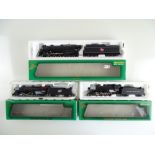 A group of American Outline steam locomotives by MEHANO - G/VG in G/VG boxes (3)