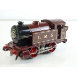 A HORNBY SERIES O gauge 20V electric No.1 0-4-0 tank locomotive in LMS red numbered 2115 - F/G