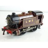 A HORNBY SERIES O gauge 20V electric No.1 Special 0-4-0 tank locomotive in LMS red numbered 6418 -