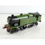 A HORNBY SERIES O gauge 20V electric No.2 Special 4-4-2 tank locomotive in LNER green numbered
