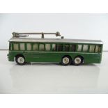 A rare RIVAROSSI MinoBus motorised trolleybus in green livery - unboxed - F/G - some paint rubbing
