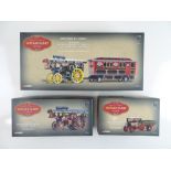 A group of CORGI "Vintage Glory" series steam wagons and Showman engines - VG in G/VG boxes (3)