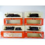 A group of American Outline steam locomotives by RIVAROSSI - G/VG in F/G boxes (4)
