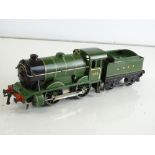 A HORNBY SERIES O gauge clockwork No.1 Special 0-4-0 locomotive and tender in LNER green numbered