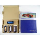 A group of Land Speed Record related models comprising 2 x LLEDO sets (one in presentation case, the