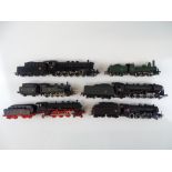 A group of unboxed mostly French Outline steam locomotives by JOEUF, RIVAROSSI and others - G (6)