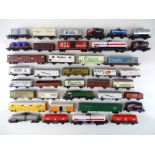 A large quantity of unboxed American and European Outline rolling stock by various manufacturers - G