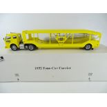 A 1:24 scale DANBURY MINT 1952 Four-Car Carrier - VG in G/VG box