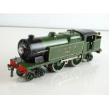 A HORNBY SERIES O gauge 20V electric No.2 Special 4-4-2 tank locomotive in LNER green numbered