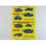 A pair of SOLIDO military diecast 'Fortieth Anniversary 6th June 1944 - 1984' Sets A and B - as
