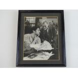COMEDY: A framed and glazed black and white signed 'Steptoe and Son' photograph of HARRY CORBETT and