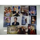 DOCTOR WHO: A large selection of signed photographs (10x8 (8) and 12x8 (3)) - including TOM BAKER (x