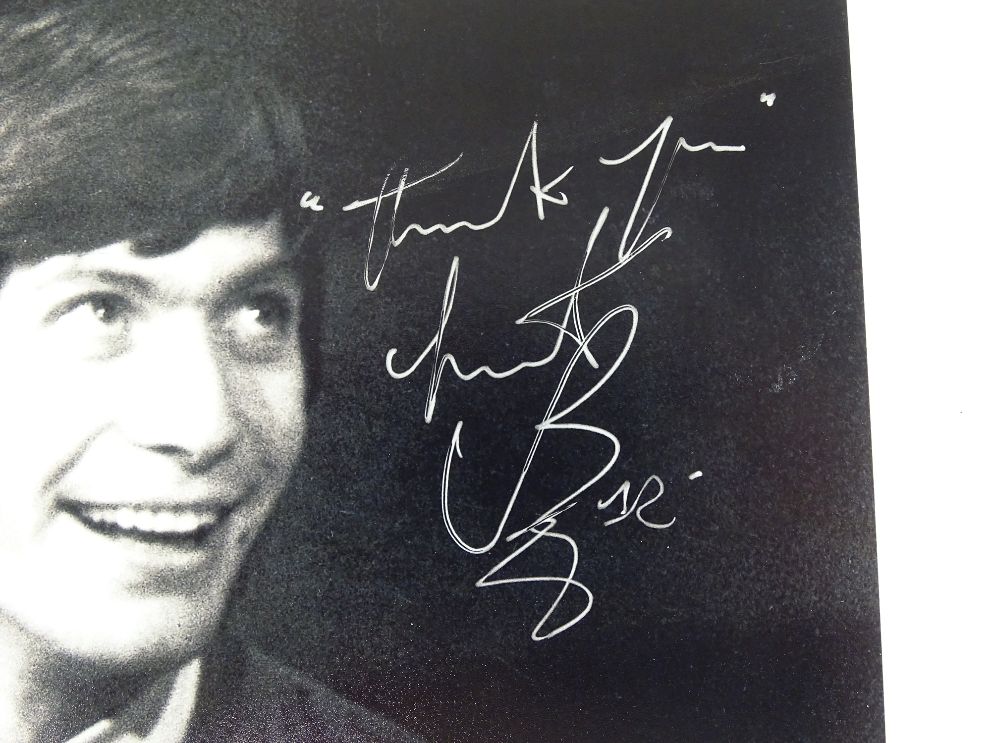 A pair of signed 10x8 photographs (one colour, one black/white) - CHARLIE WATTS - Drummer of The - Image 3 of 3