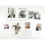 COMEDY - A selection of signed photographs and cards comprising ERIC SYKES, NORMAN COLLIER, BILL