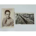 A signed black/white 6 x 4 postcard: IVOR NOVELLO (composer and actor) - this has been independently