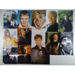 JAMES BOND - A group of signed colour and black/white photographs of actors from various Bond