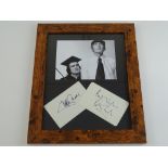 COMEDY: A framed and glazed display of black and white photographic still of DUDLEY MOORE and
