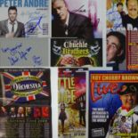 VARIETY ENTERTAINMENT - A large group of signed posters and programmes, all from the Futurist