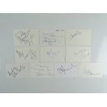 SINGERS: A mixed group of signed cards comprising: PP ARNOLD, LESLEY GORE, RITA COOLIDGE, JOHNNIE
