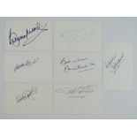 FOOTBALL - WORLD CUP 1966: A mixed group of signed cards comprising: PETER OSGOOD, JIMMY GREAVES,