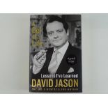 DAVID JASON - signed hardback book 'A Del of a Life - Lessons I've Learned' - this has been