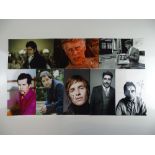 MALE ACTORS - A group of colour and black/white signed photos of various male actors (8) - this