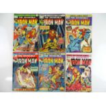 IRON MAN #66, 69, 70, 71, 72, 73 - (6 in Lot) - (1973/74 - MARVEL - US Price & UK Price Variant) -