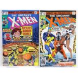 UNCANNY X-MEN #123 & 124 - (2 in Lot) - (1979 - MARVEL - UK Price Variant) - Spider-Man, Colleen