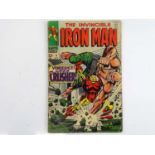 IRON MAN #6 (1968 - MARVEL - UK Cover Price) - Iron Man battles the Crusher - George Tuska cover