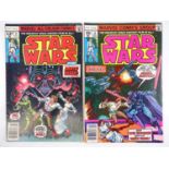 STAR WARS #4 & 6 - (2 in Lot) - (1977 - MARVEL - US Price & UK Price Variant) - Includes 'Death'