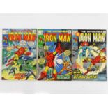 IRON MAN #40, 41, 42 - (3 in Lot) - (1971 - MARVEL - UK Price Variant) - Flat/Unfolded