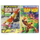 IRON MAN #10 & 11 - (2 in Lot) - (1969 - MARVEL - UK Cover Price) - Iron Man battles the